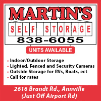 Martin's Self Storage Rentals